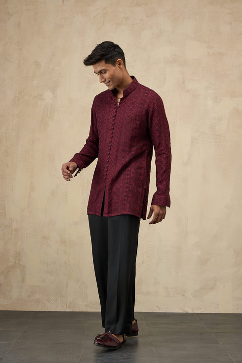 Vertical Aari FLB Kurta Set
